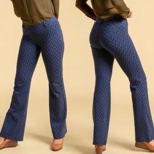 EUC Betabrand - Blue Pattered Pants